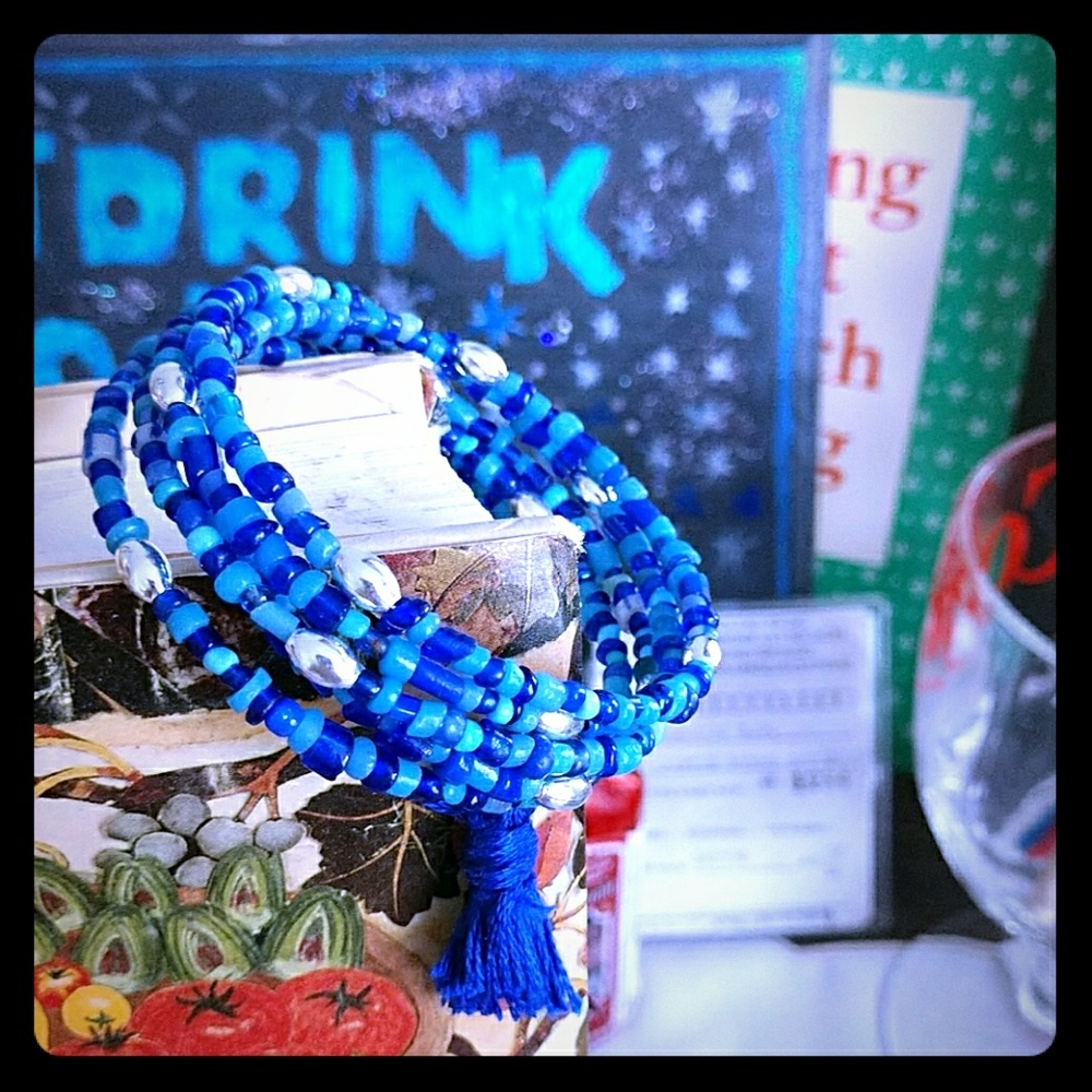 Hand made Memory wire bracelet